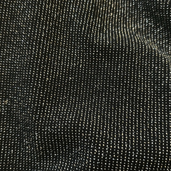 AQUA Women's Cocktail Dress Size 2 Black Metallic Sleeveless V-Neck Sheath - Picture 3 of 4